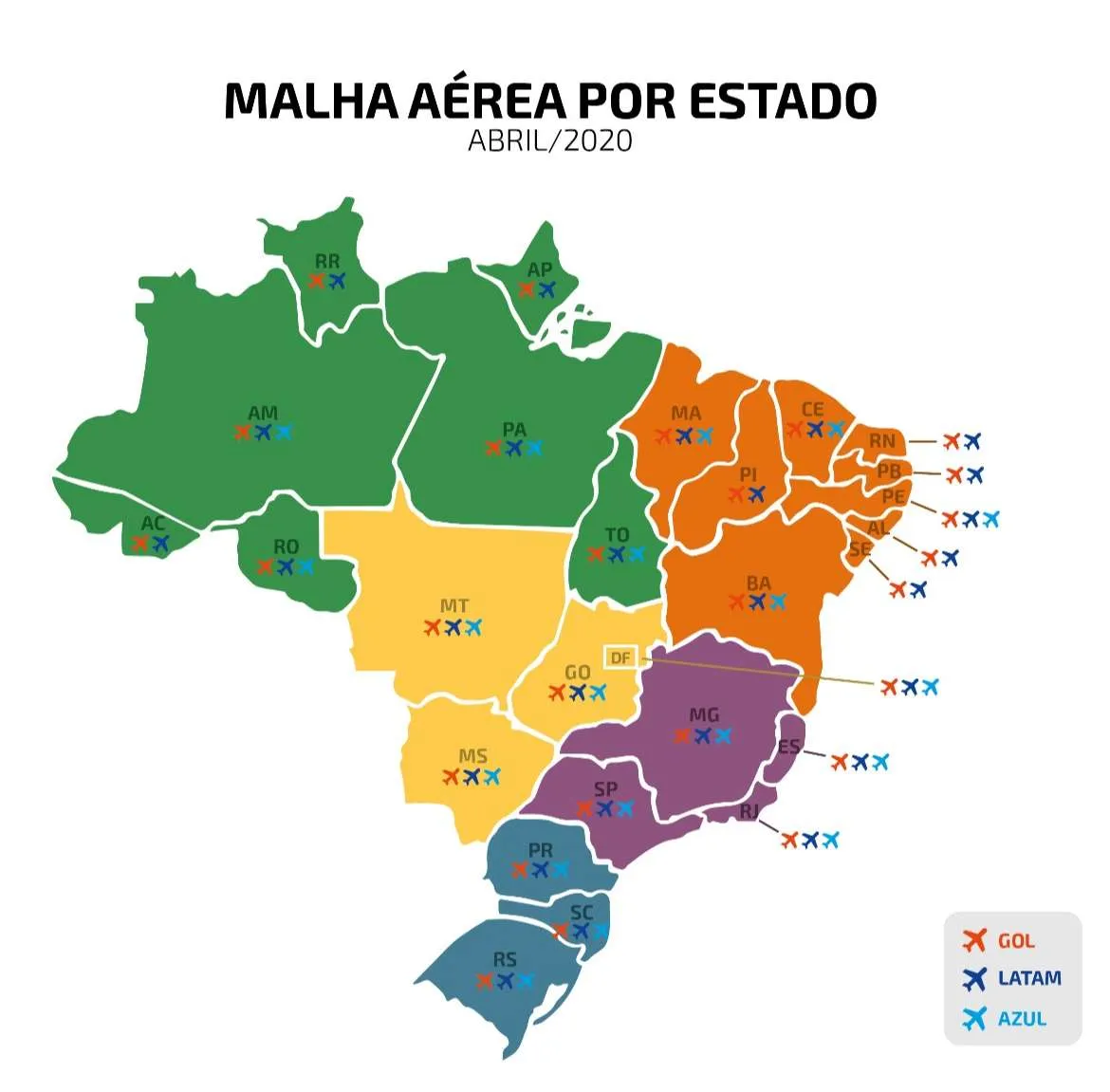 Coronavírus: Malha aérea essencial começa a operar a partir de sábado