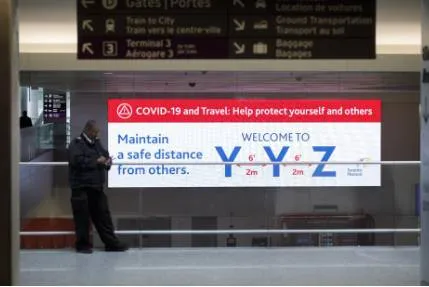 Canadá irá exigir teste PCR negativo a passageiros internacionais. 