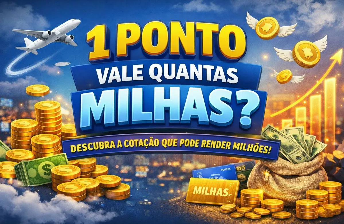 1 ponto vale quantas milhas? Descubra a cotação que pode render milhões